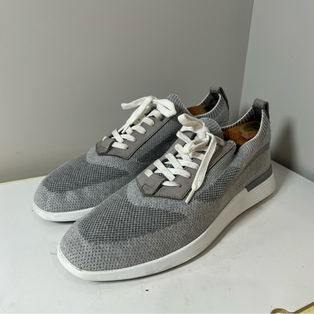 Wolf & Shepard 11 SupremeKnit Classic Gray Performance Trainer Sneaker Knit Shoe